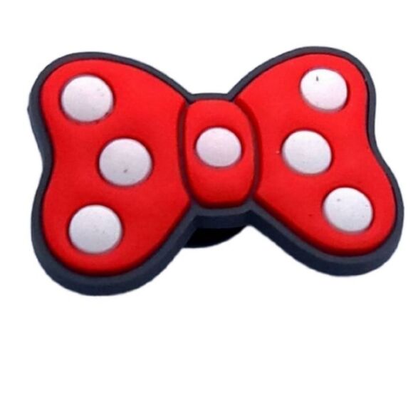 5pc Crocs Shoe Charms Disney Mickey Mouse Donald Duck Set Cupcake Bows Variety - Picture 4 of 6